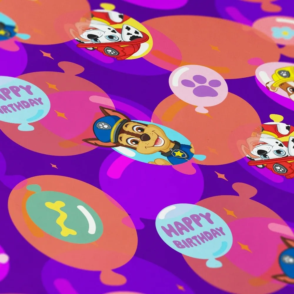 Paw Patrol Birthday Gift Wrap