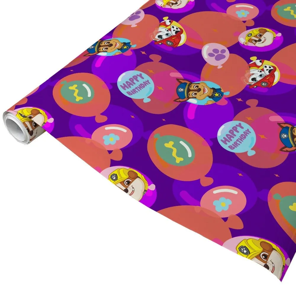 Paw Patrol Birthday Gift Wrap