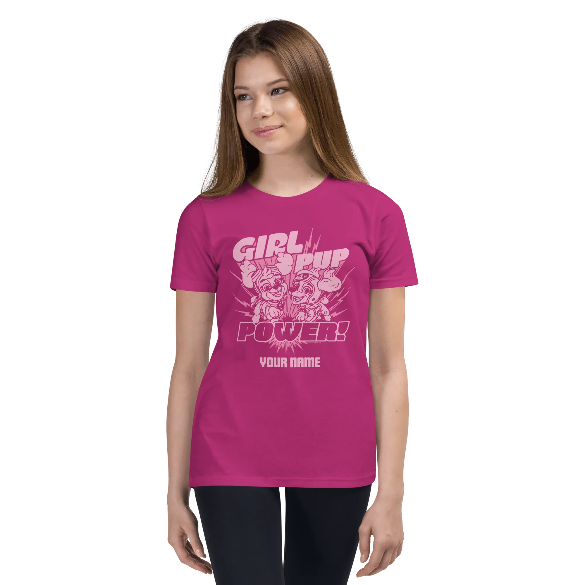 PAW Patrol Girl Pup Power Personalized Kids Premium T-Shirt