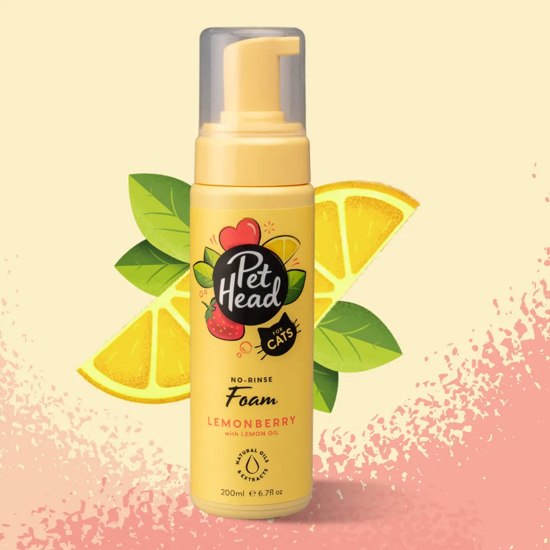Pet Head Felin' Good No-Rinse Foam for Cats 200ml
