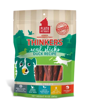 Plato Thinkers Duck Meat Stick Dog Treats
