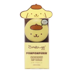 Pompompurin Holiday Macaron Lip Balm - Caramel Pudding