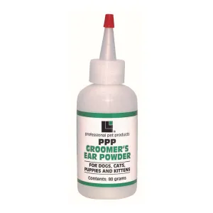 PPP Groomer's Ear Powder For Dogs, Cats, Puppies & Kittens 1oz