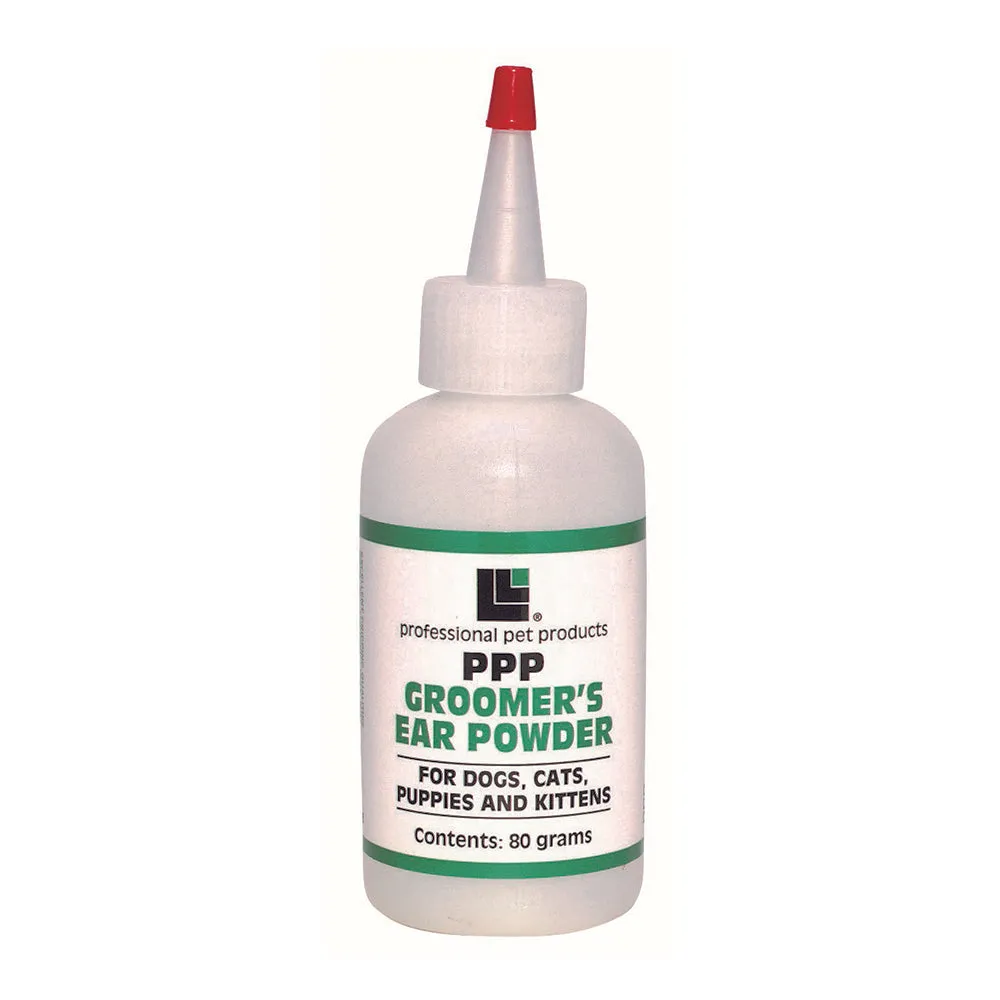 PPP Groomer's Ear Powder For Dogs, Cats, Puppies & Kittens 1oz