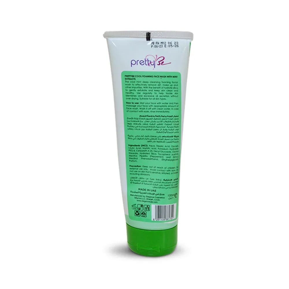 PRETTY BE-FACE WASH-MINT-100ML