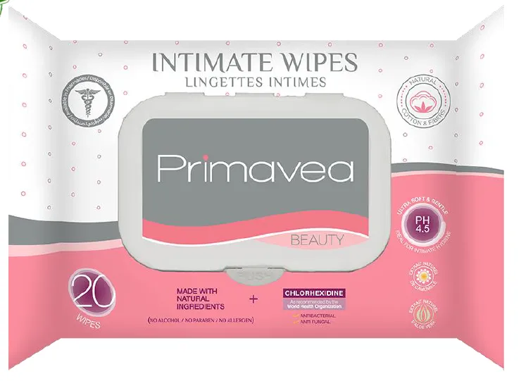 Primavea Natural Intimate Wipes