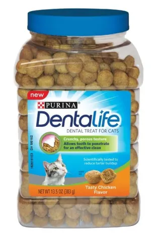 Purina Dentalife Adult Tasty Chicken Flavor Cat Dental Treats