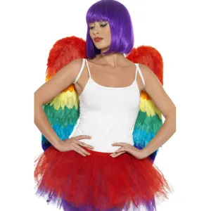 Rainbow Feather Wings