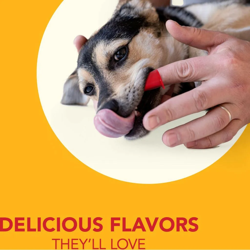 Sentry Petrodex Advanced Peanut Butter Flavored Dental Kit for Dogs