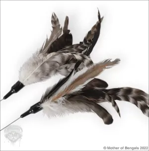 Shake your Goose Feather Wand Cat Toyby Mother Of Bengals