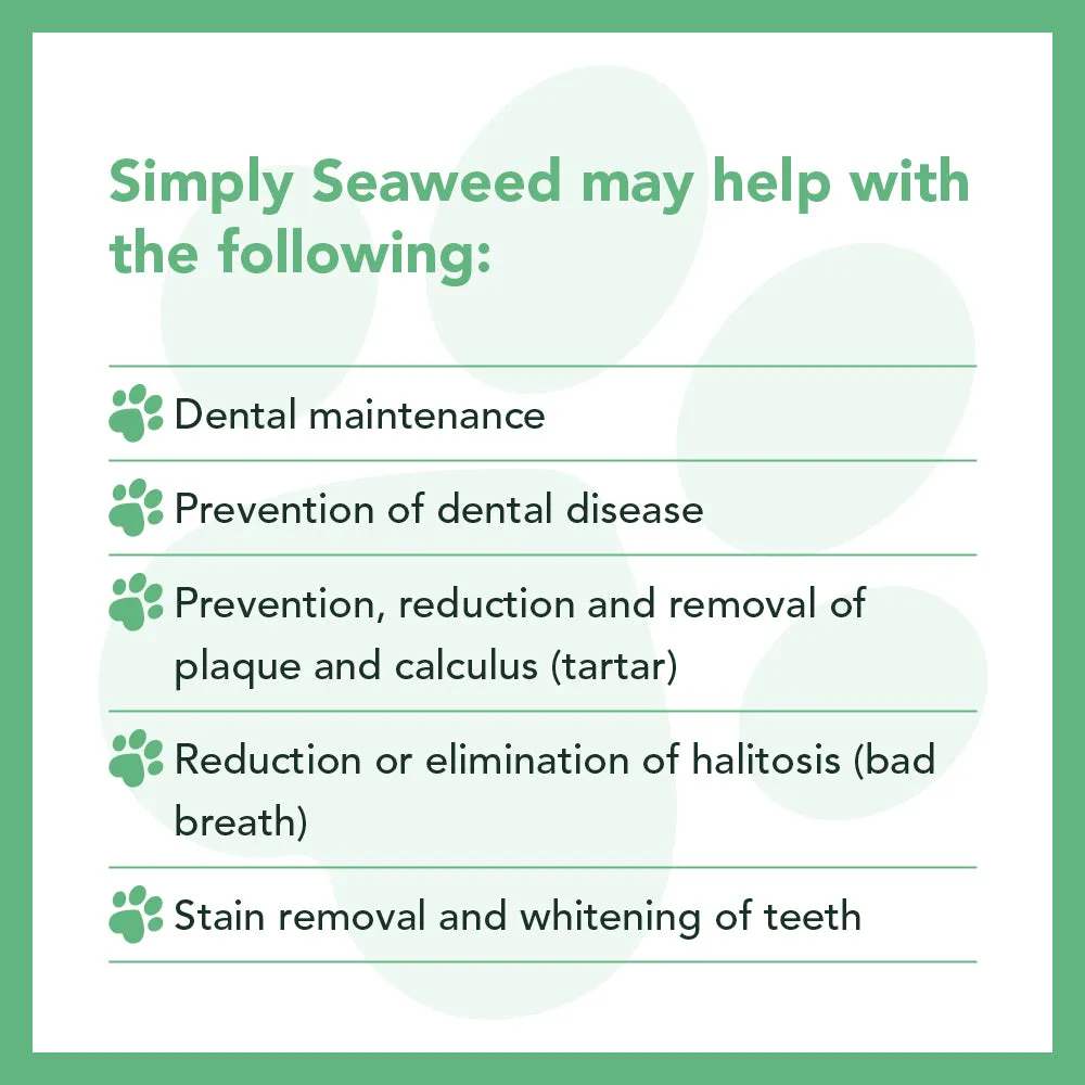 Simply Seaweed 200g | Natural Dental Care for Dogs & Cats