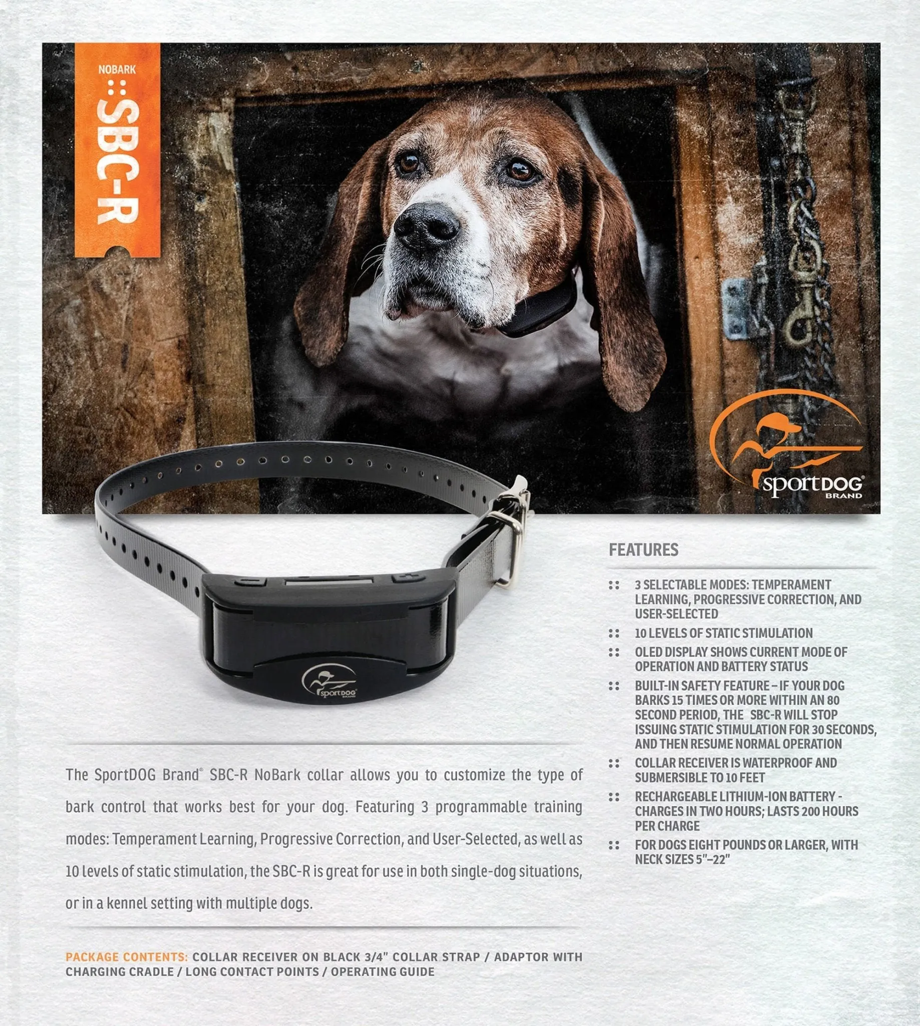 SportDOG NoBark SBC-R