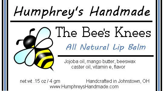 THE BEE'S KNEES Lip Balm | Tupelo Honey Flavor