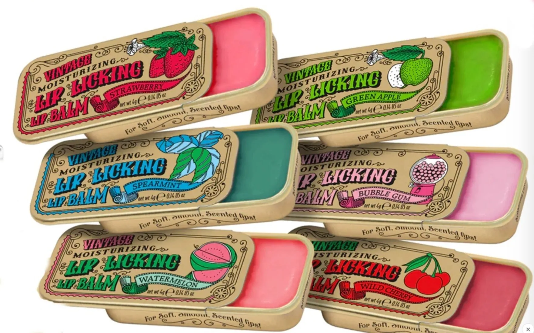 Tinte Vintage Flavored Slider Lip Balm