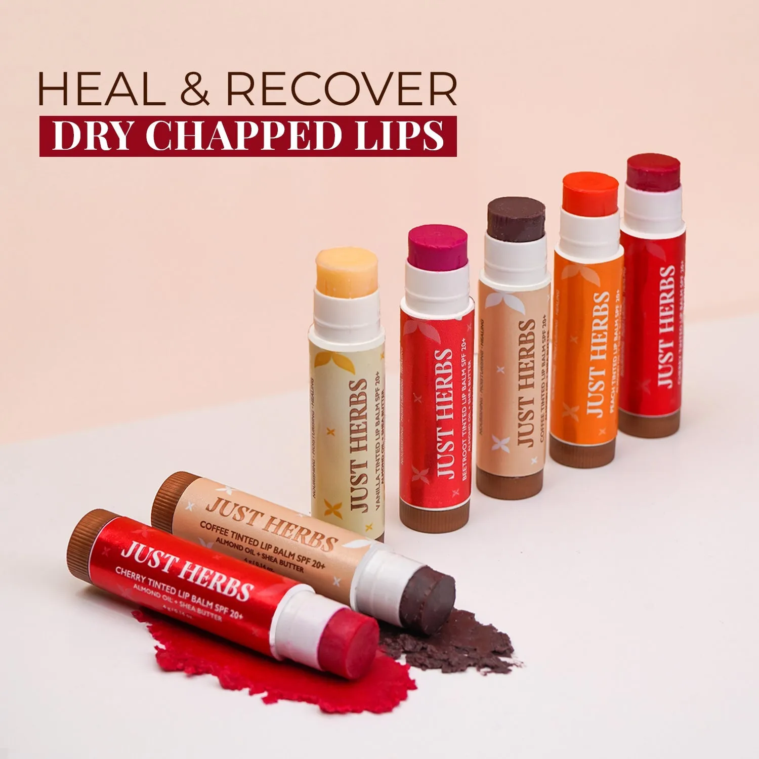 Tinted Lip Balms SPF 20  - 4 g