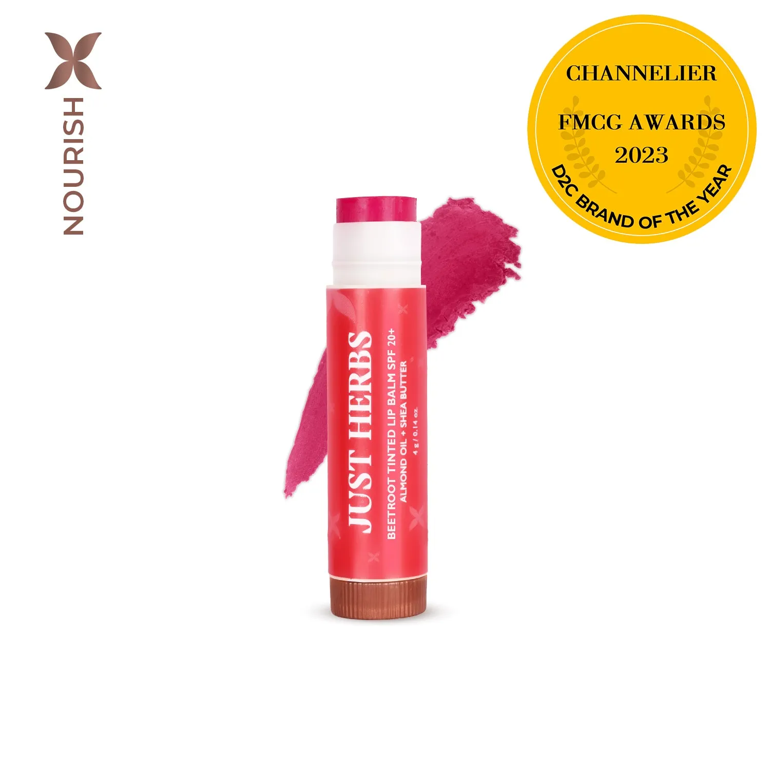 Tinted Lip Balms with SPF 20  : 4 g