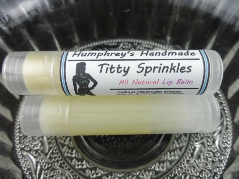 TITTY SPRINKLES Lip Balm | Buttercream Frosting Flavor | Cake