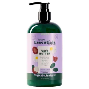 TropiClean Essentials Shea Butter Moisturizing Conditioner for Dogs, Puppies, and Cats (16 oz)