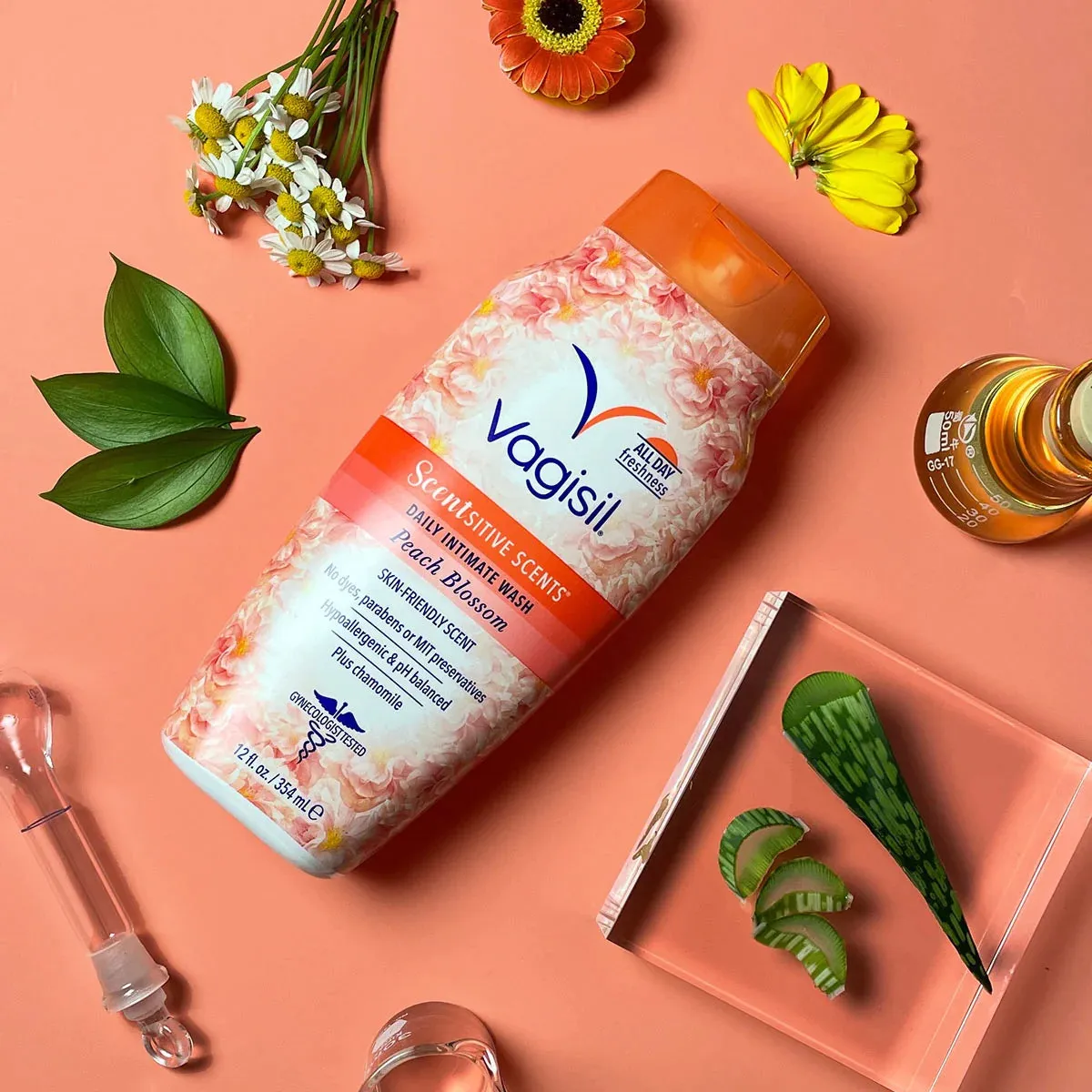 Vagisil Scentsitive Scents® Peach Blossom Intimate Wash 354ml