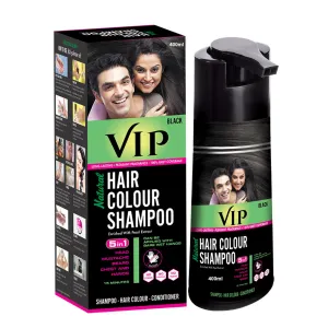 VIP HAIR COLOR SHAMPOO BLACK 200ML