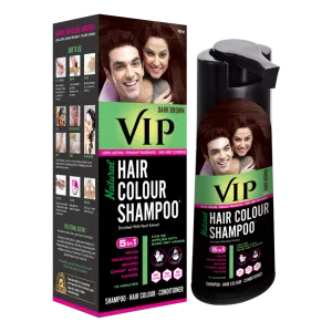 VIP HAIR COLOR SHAMPOO DARK BROWN 200ML