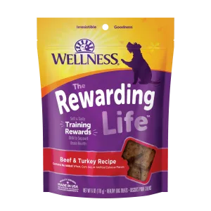 Wellness The Rewarding Life Beef & Turkey 6-oz, Dog Treat