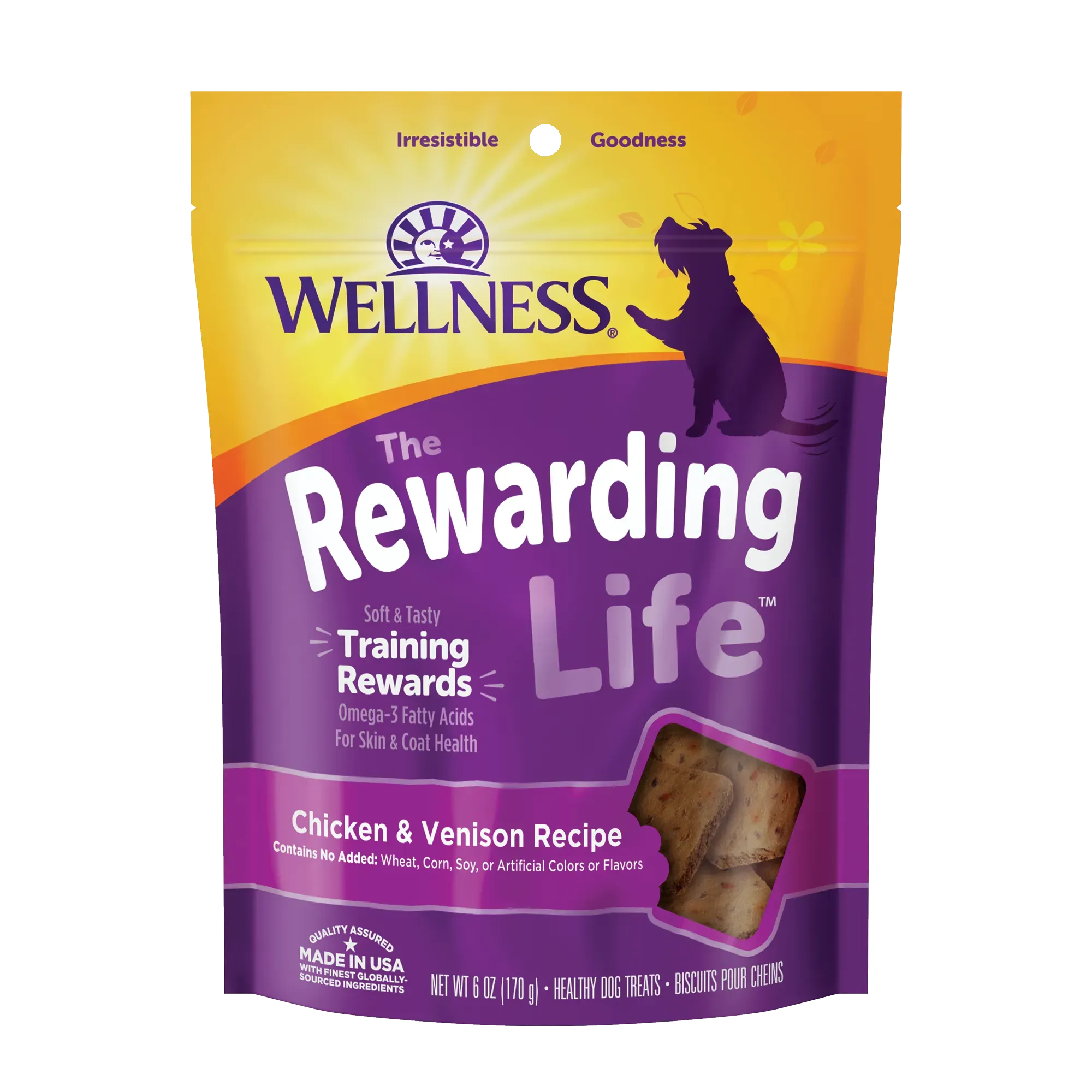 Wellness The Rewarding Life Chicken & Venison 6-oz, Dog Treat