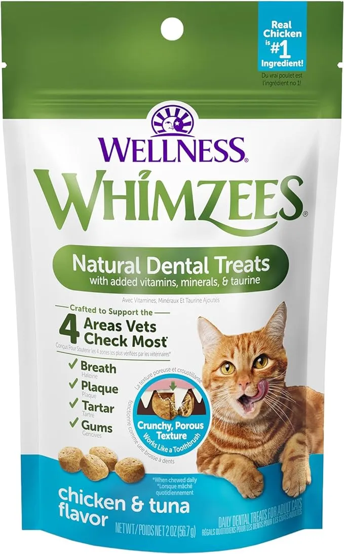 WHIMZEES Chicken and Tuna Cat Dental Treats