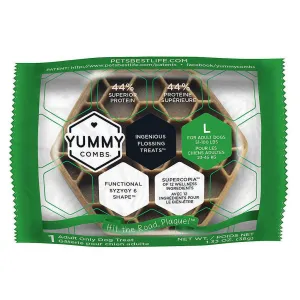 Yummy Combs Treats with Real Chicken, Large, Individually Wrapped, 1 count