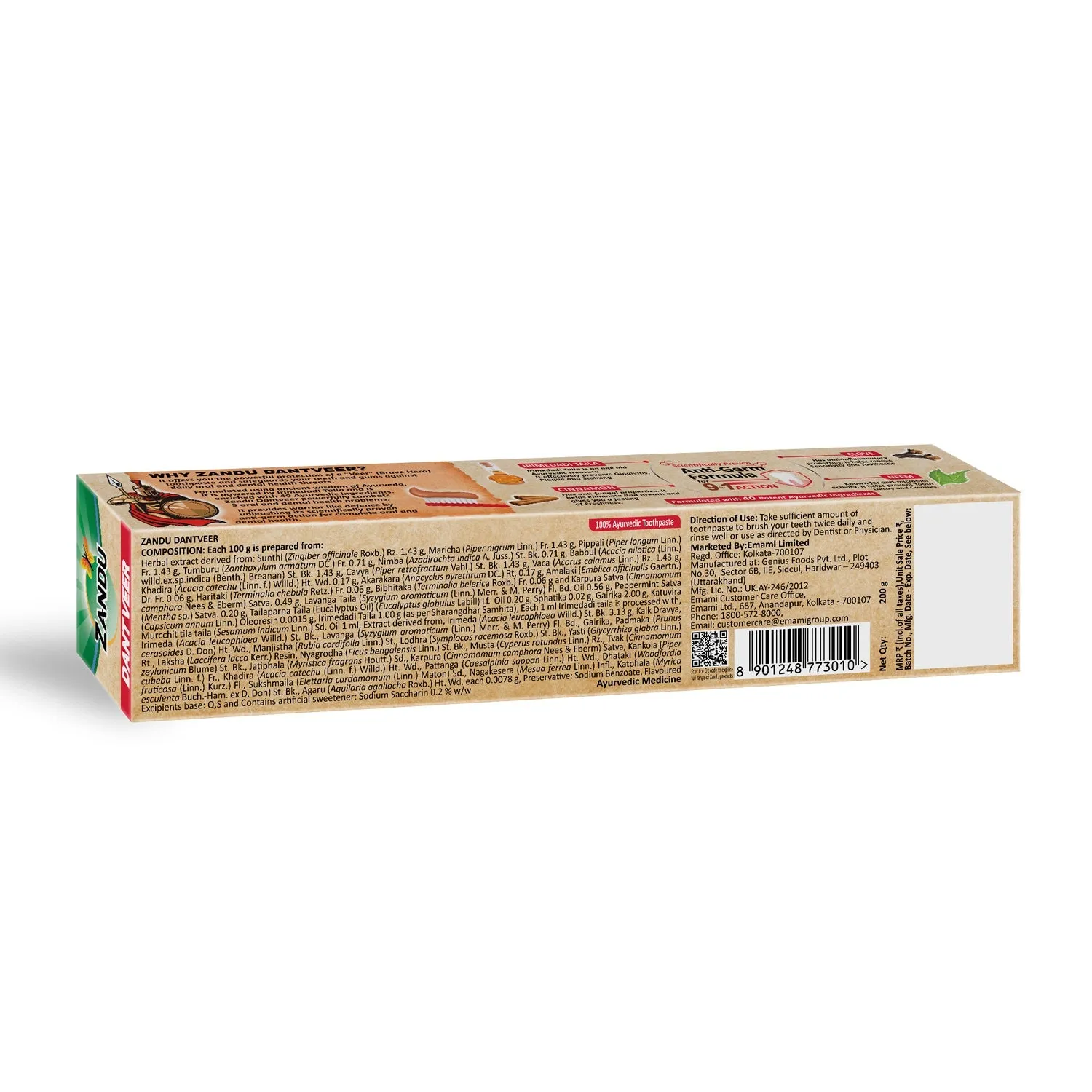 Zandu Dantveer 100g