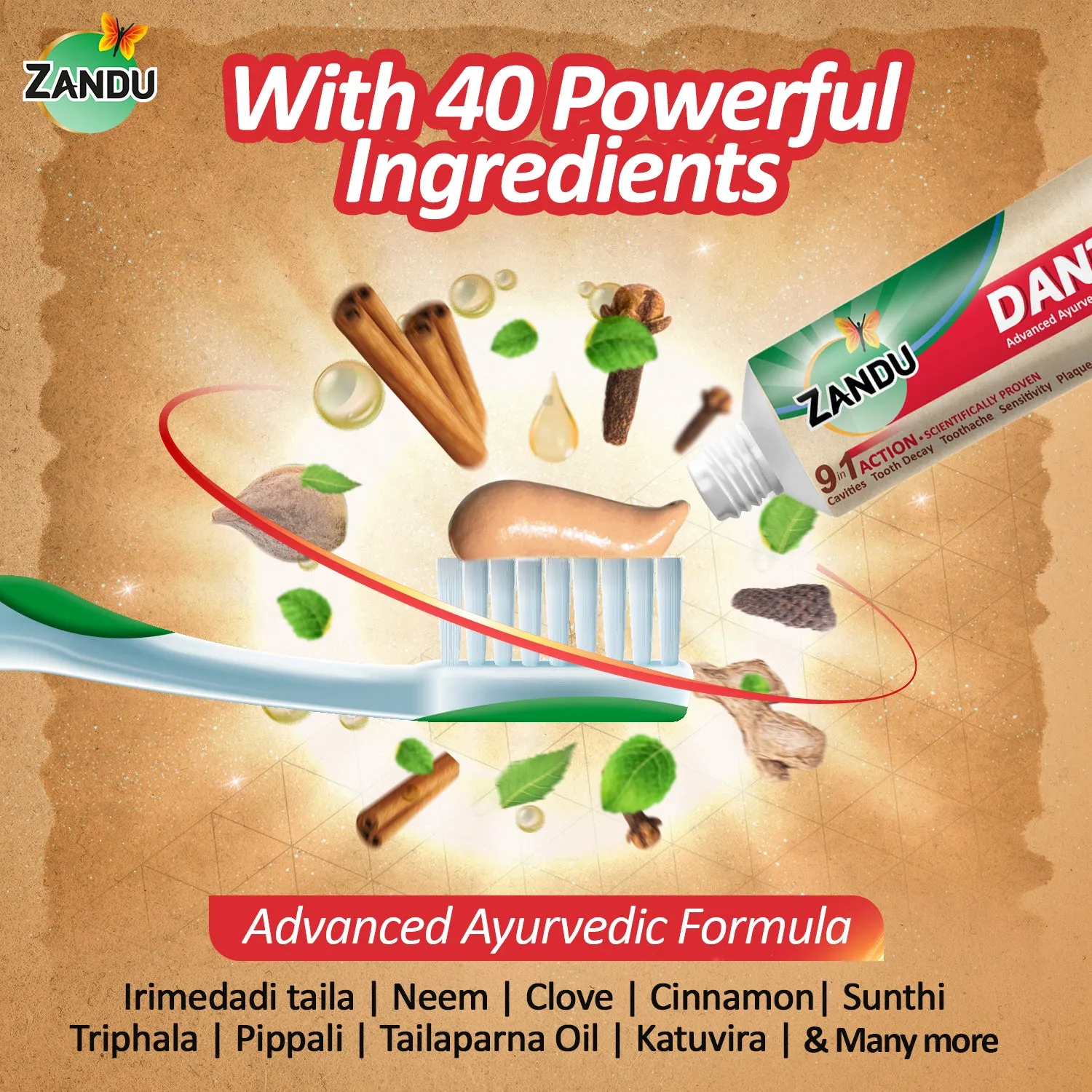 Zandu Dantveer 100g
