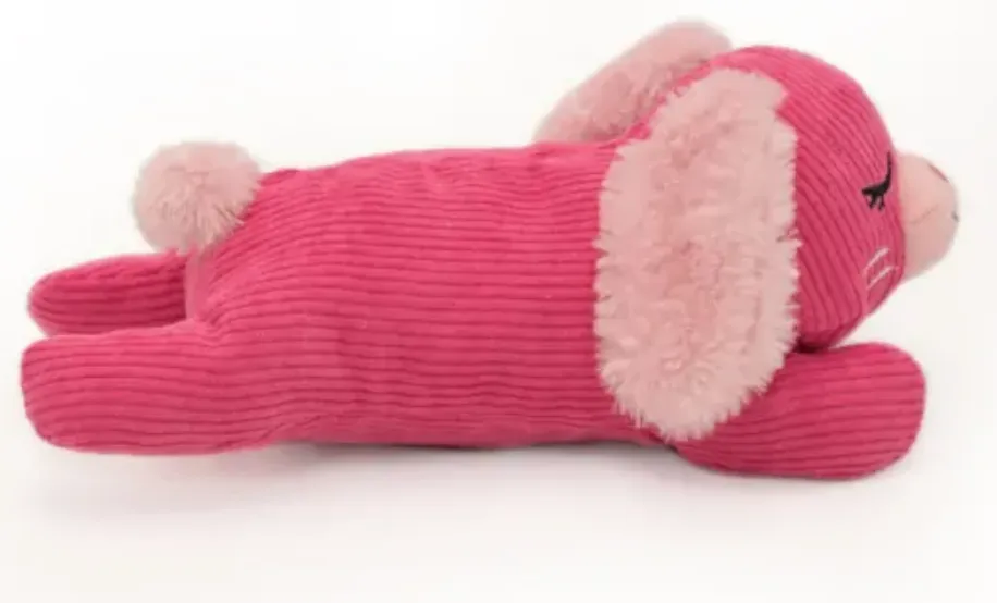 Zippy Paws Snoozies with Shhhqueaker - Bunny Dog Toy